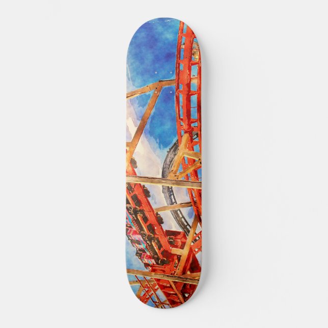 fun with roller coaster skateboard (Front)