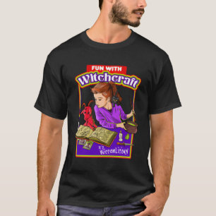 Fun With Witchcraft Is Wiccan-Licious Necronomicon T-Shirt