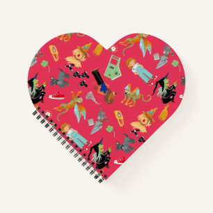 Fun Wizard of Oz on red children's design Notebook