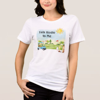 Fun Woman's Golf T-Shirt Tri-Blend Shirt