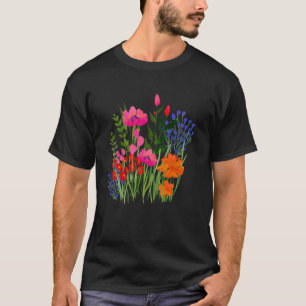 Fun womens grow positive thoughts, inspirational, T-Shirt