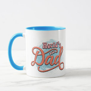 Fun World's best Dad word art Mug