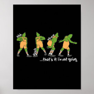 Fun Xmas That's It I'm Not Going Christmas Clothin Poster