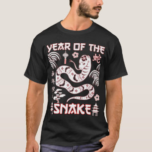 Fun Year Of Snake Chinese New Year Zodiacs Signs g T-Shirt