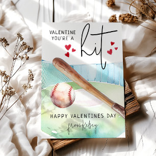 Fun You're A Hit   Valentines Day Holiday Card