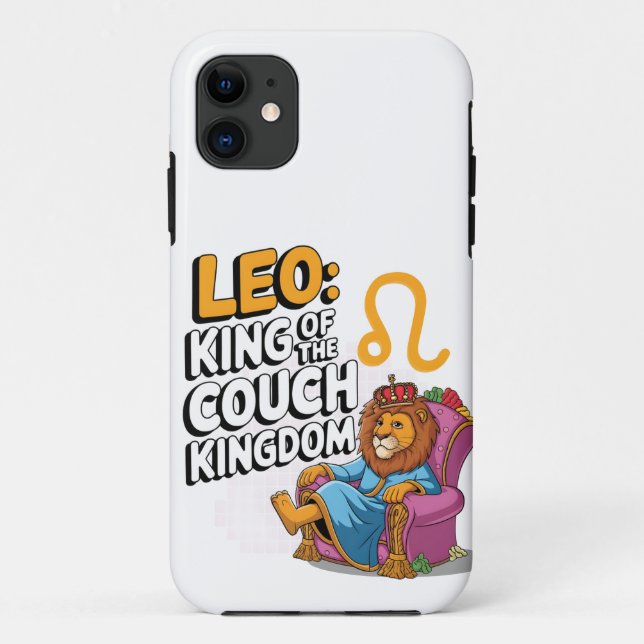Fun Zodiac Leo design Case-Mate iPhone Case (Back)