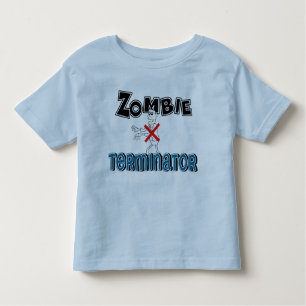 Fun Zombie Terminator Kids Toddler T-Shirt