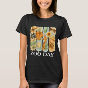 Fun Zoo Day Cute Animals School Field Trip Safari T-Shirt