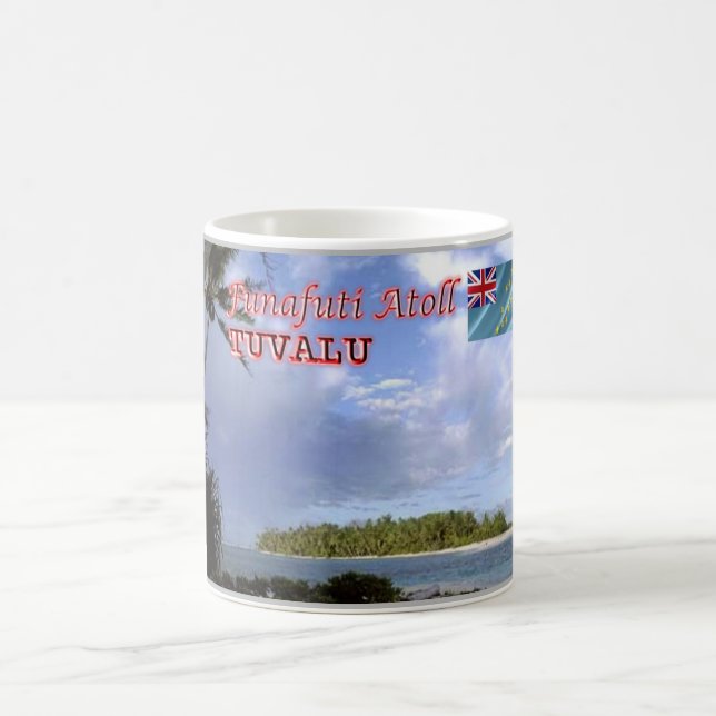 Funafuti Atoll - Tuvalu - Coffee Mug (Center)