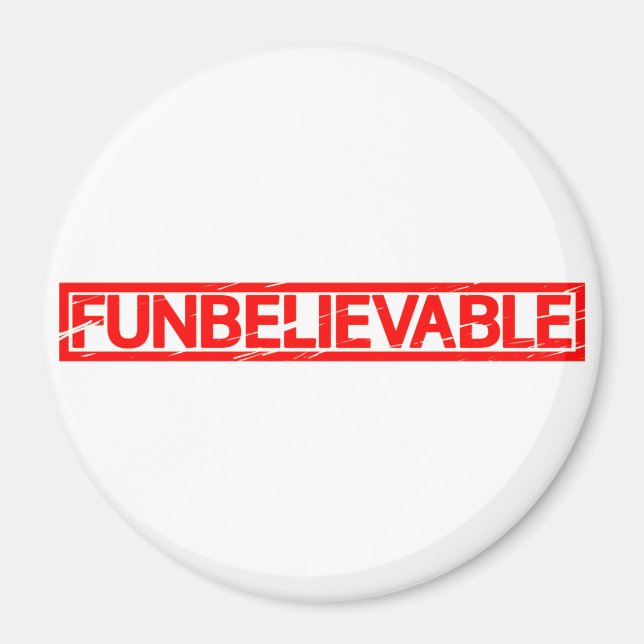 Funbelievable Stamp Magnet (Front)