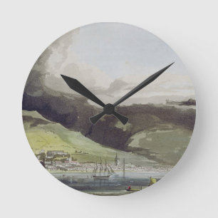 Funchall, plate 1 from 'A Voyage to Cochinchina' b Round Clock