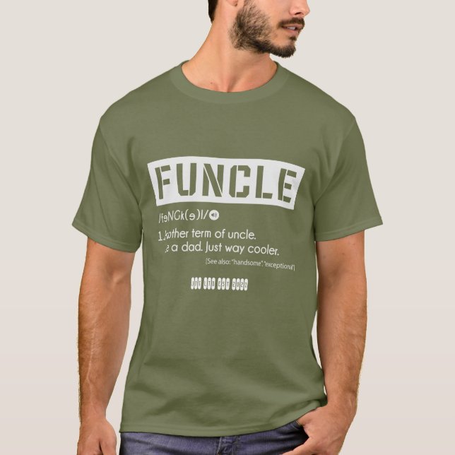 Funcle Best Fun Uncle T-Shirt (Front)