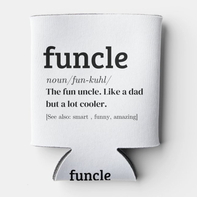 Funcle Can Cooler (Front)