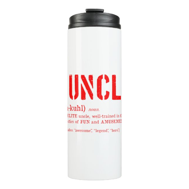 Funcle Definition Thermal Tumbler (Front)