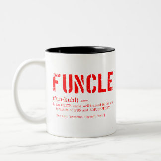 Funcle Definition Two-Tone Coffee Mug