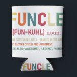 Funcle Funny Uncle Definition, Awesome Legend Hero Can Cooler<br><div class="desc">Funcle Funny Uncle Definition,  Awesome Legend Hero T-Shirt
Funcle Funny Uncle Definition,  Awesome Legend Hero,  Vintage Style Gift For Uncle</div>