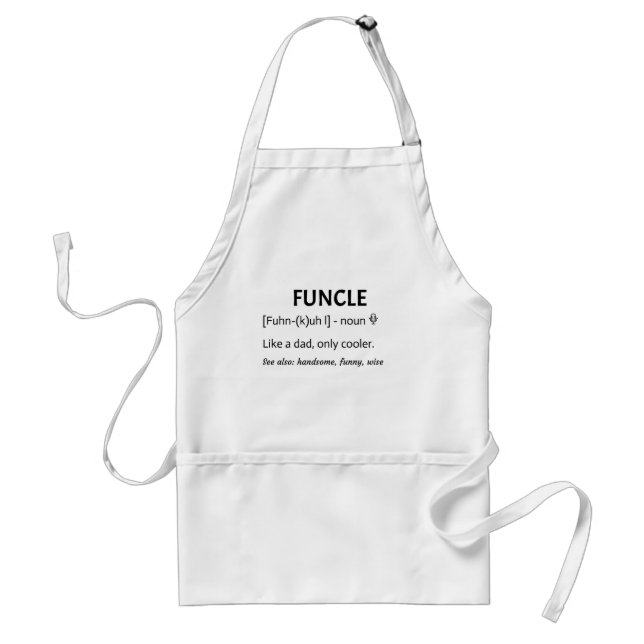 FUNCLE Uncle Gift Standard Apron (Front)