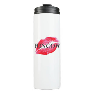 FUNCOW PINK KISS THERMAL TUMBLER