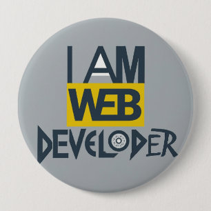 Functional Element for Web Design Round 10 Cm Round Badge