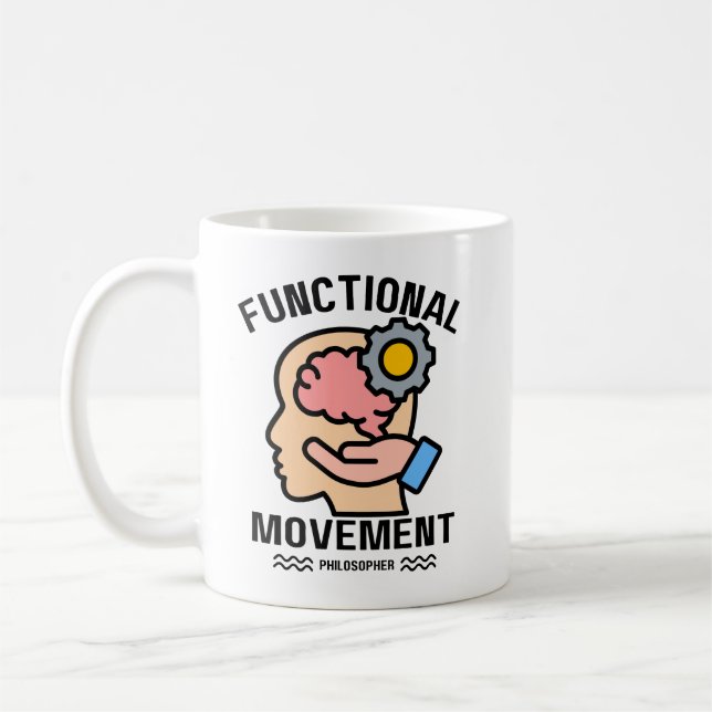 Functional movement philosopher coffee mug (Left)