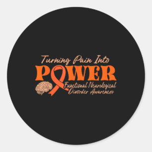 Functional Neurological Disorder Awareness _1  Classic Round Sticker