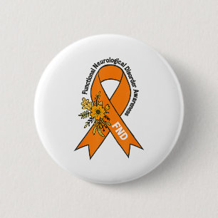 Functional Neurological Disorder Awareness Fnd War 6 Cm Round Badge
