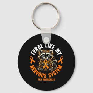 Functional Neurological Disorder Funny Fnd Warrior Key Ring