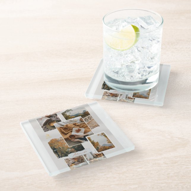 #FunctionalArtCoaster Glass Coaster (Angled)