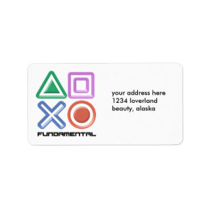 Fundamental Game Symbols Label