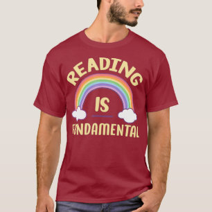 Fundamental Reading Geeky Bookworm Poetry Lover T-Shirt