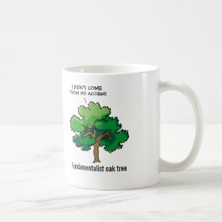 Fundamentalist Oak Tree Cartoon Coffee Mug
