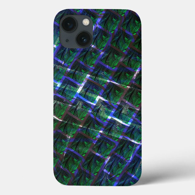 Fundo de imagem verde sob grade escura? Case-Mate iPhone case (Back)