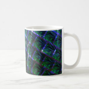 Fundo de imagem verde sob grade flutuante? coffee mug