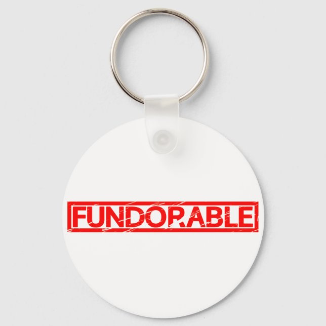 Fundorable Stamp Key Ring (Front)