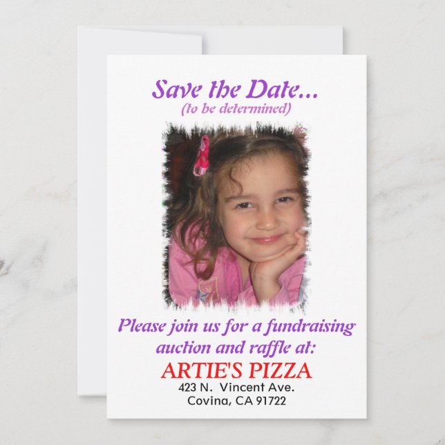 Fundraiser Invitation (Front)