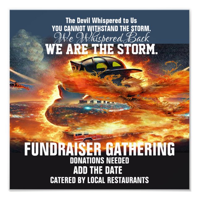 FUNDRAISER WE SHALL RISE PHOTO PRINT (Front)