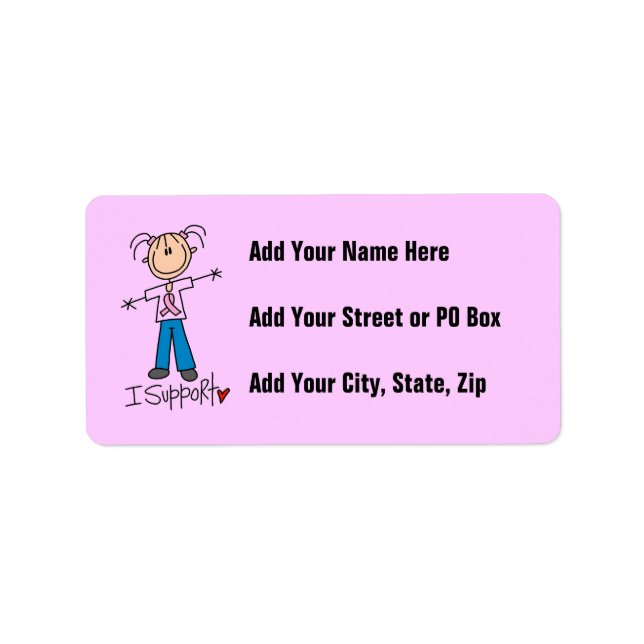 Fundraising I Support Label (Front)