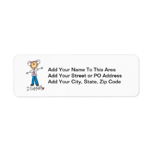 Fundraising I Support Return Address Label
