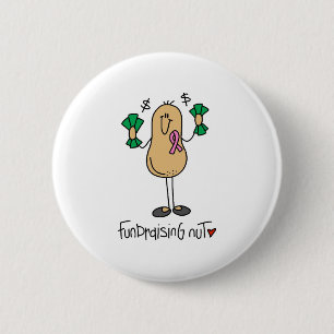Fundraising Nut 6 Cm Round Badge