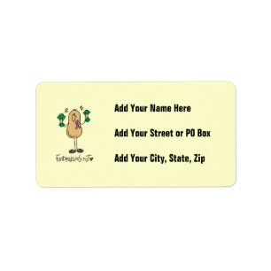 Fundraising Nut T-shirts and Gifts Label