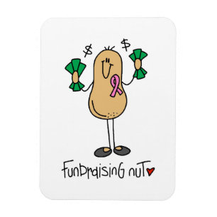 Fundraising Nut T-shirts and Gifts Magnet