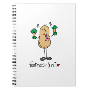 Fundraising Nut T-shirts and Gifts Notebook