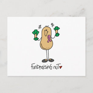 Fundraising Nut T-shirts and Gifts Postcard