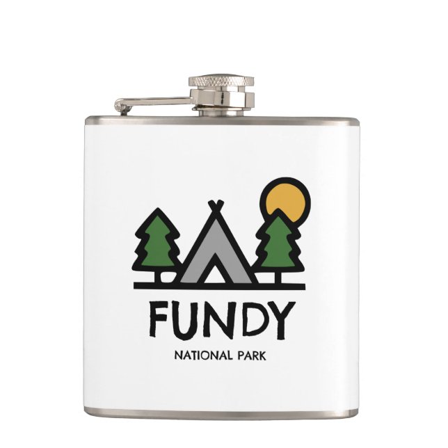 Fundy National Park Hip Flask (Front)