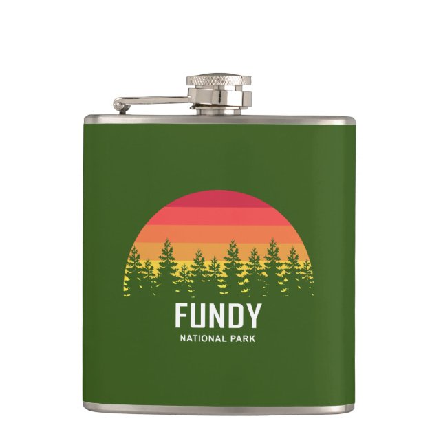 Fundy National Park Hip Flask (Front)