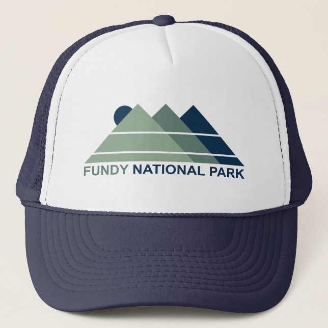 Fundy National Park Mountain Sun Trucker Hat (Front)