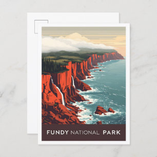 Fundy National Park New Brunswick Canada Travel Postcard