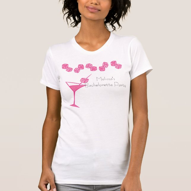 Fune Retro Dice Martini T-Shirt (Front)