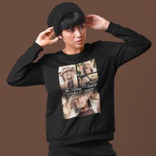 Funeral 4 Photo In Loving Memory Sweatshirt