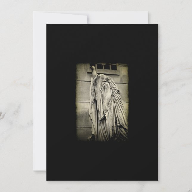 Funeral Art Announcement Memorial Service (Front)